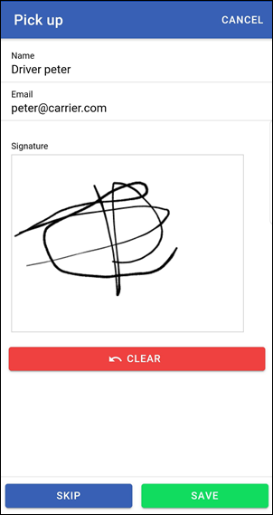 Example signature